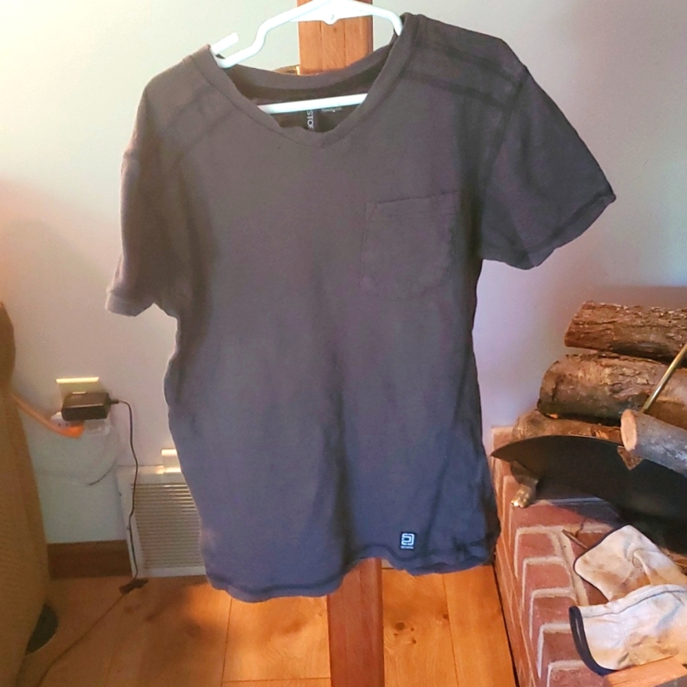 🛍 Dark gray boys pocket T-shirt